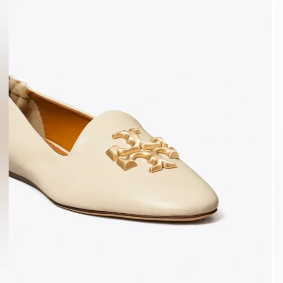 Tory Burch Cream Eleanor Round Toe Loafers, 5.5 women’s - Picture 4 of 13